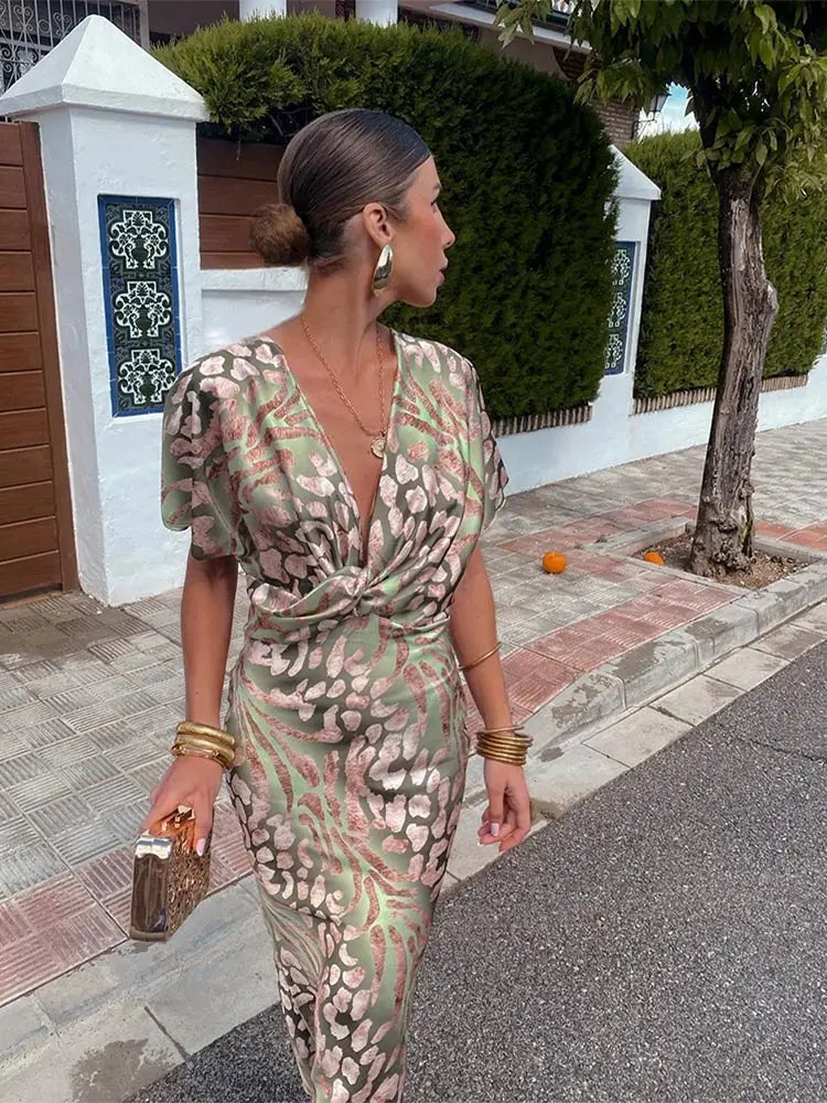 Emmeline™ - ROBE MIDI CUIVRÉE