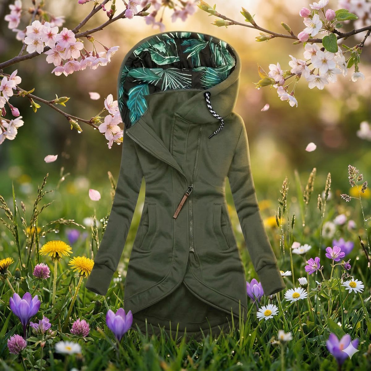Veste de transition chaude Ann de Danoir Paris, en tissu doublé, couleur neutre et coupe ajustée pour l'automne.