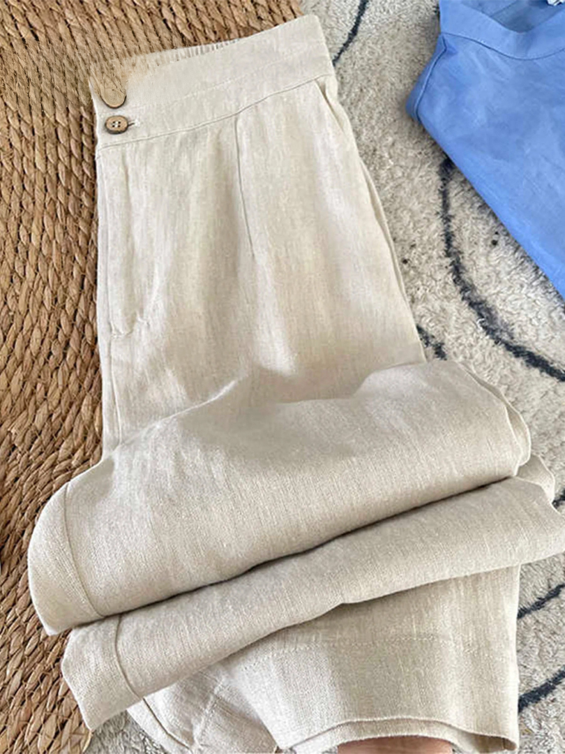 Maia - Pantalon en lin Héritage