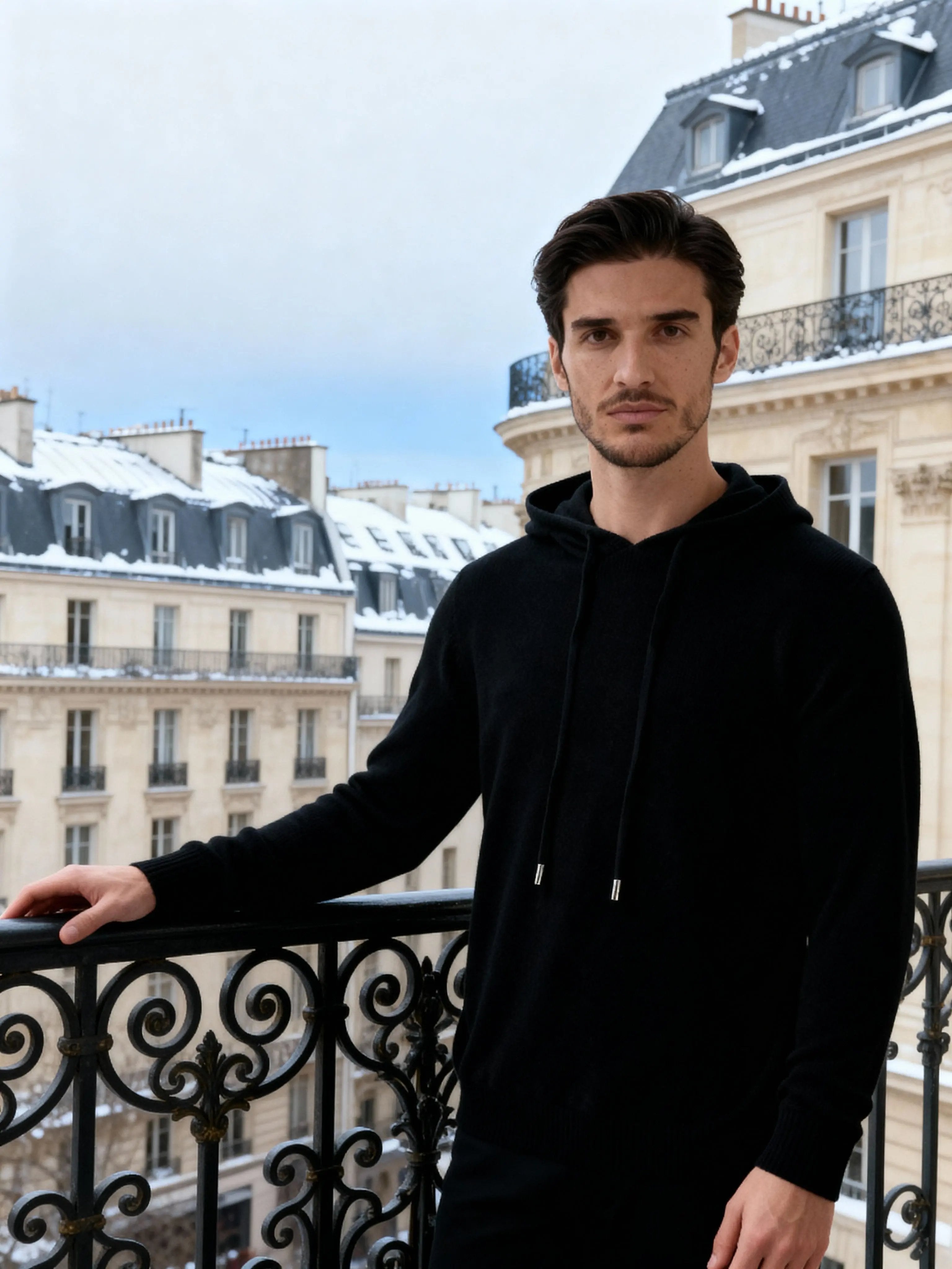 100% Cashmere Hoodie Old Money