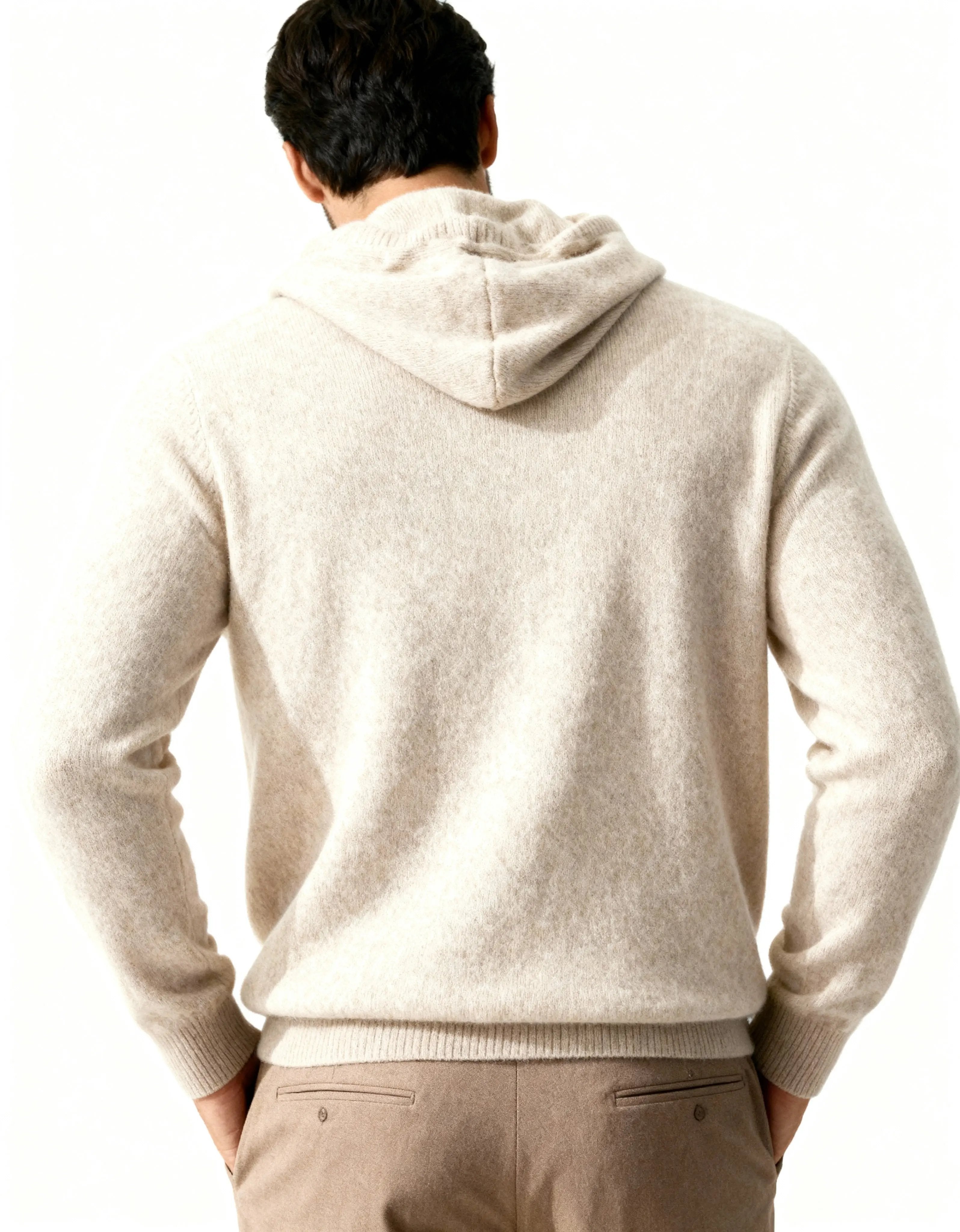 100% Cashmere Hoodie Old Money
