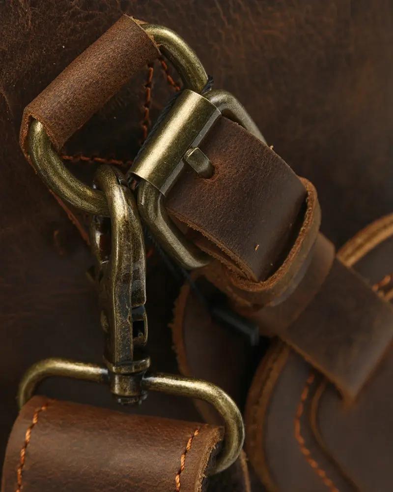 Montague Leather Duffle Old Money