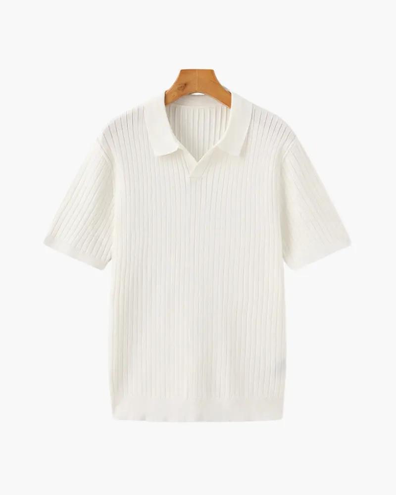 Premium Ribbed Polo Old Money