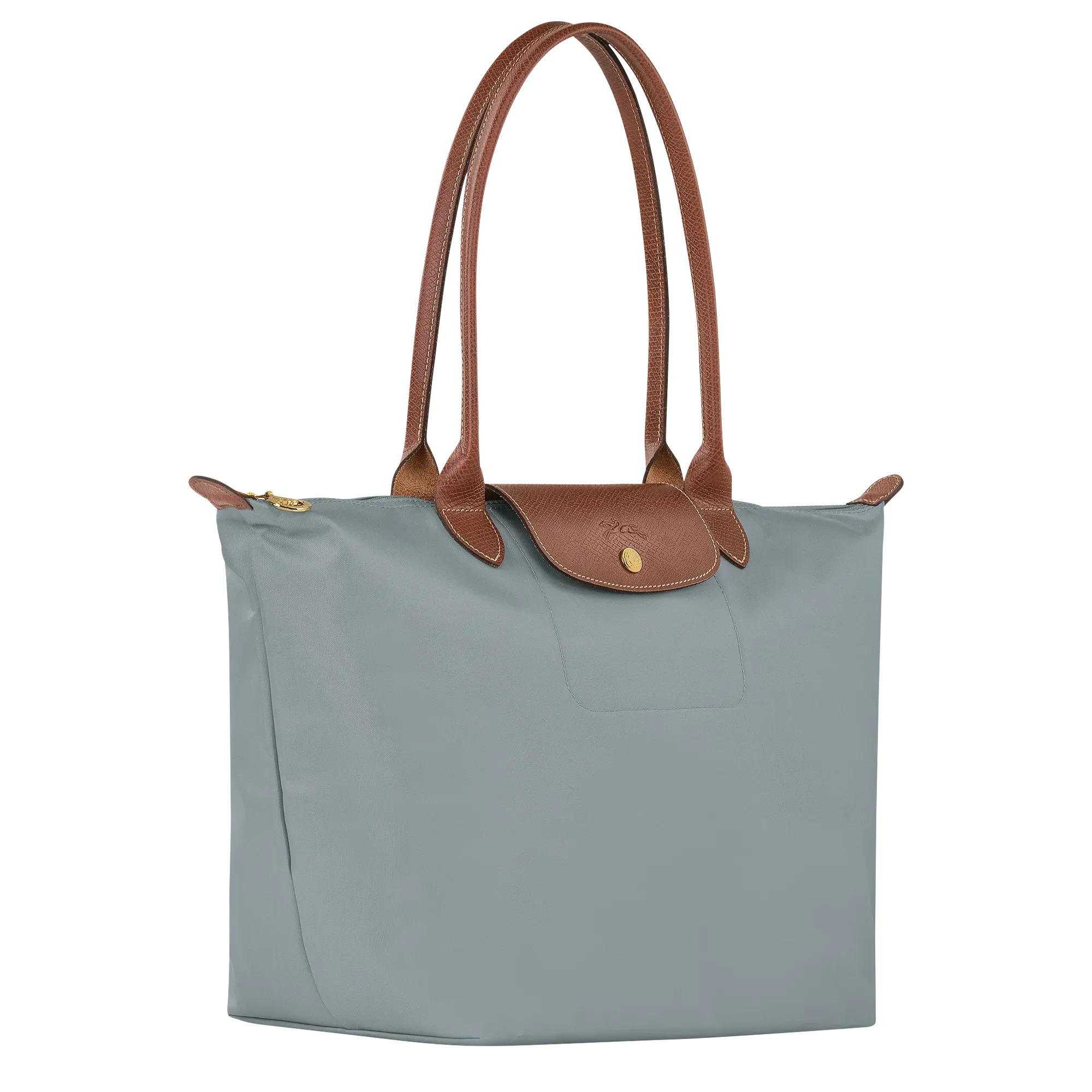 Longchamp - Grand sac cabas Le Pliage, Acier