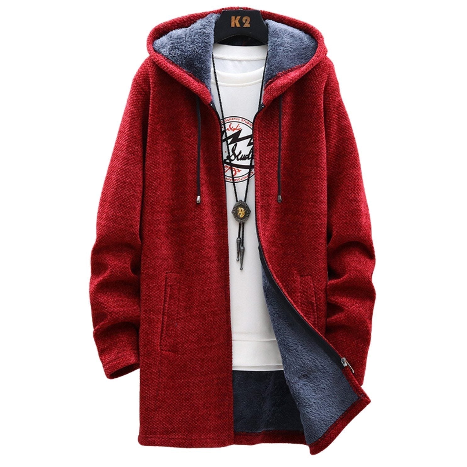 Lauraa - Cardigan zippé confortable
