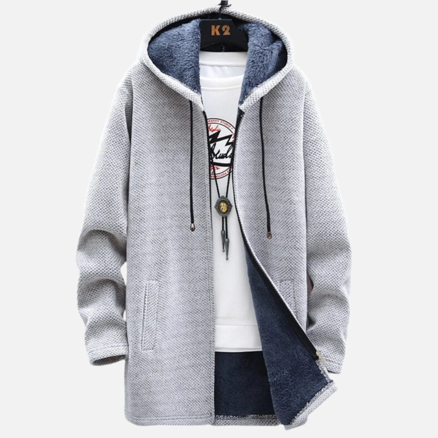 Lauraa - Cardigan zippé confortable