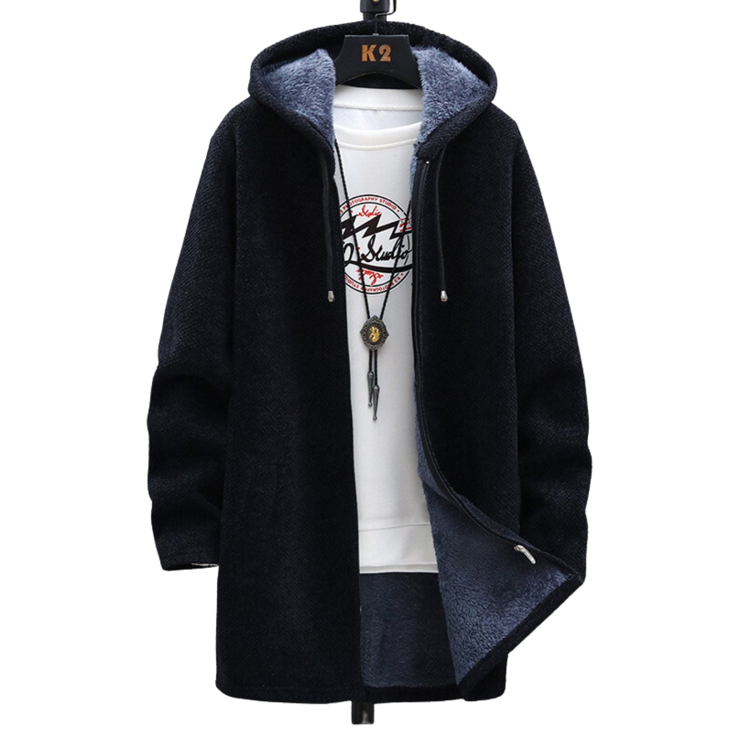 Lauraa - Cardigan zippé confortable
