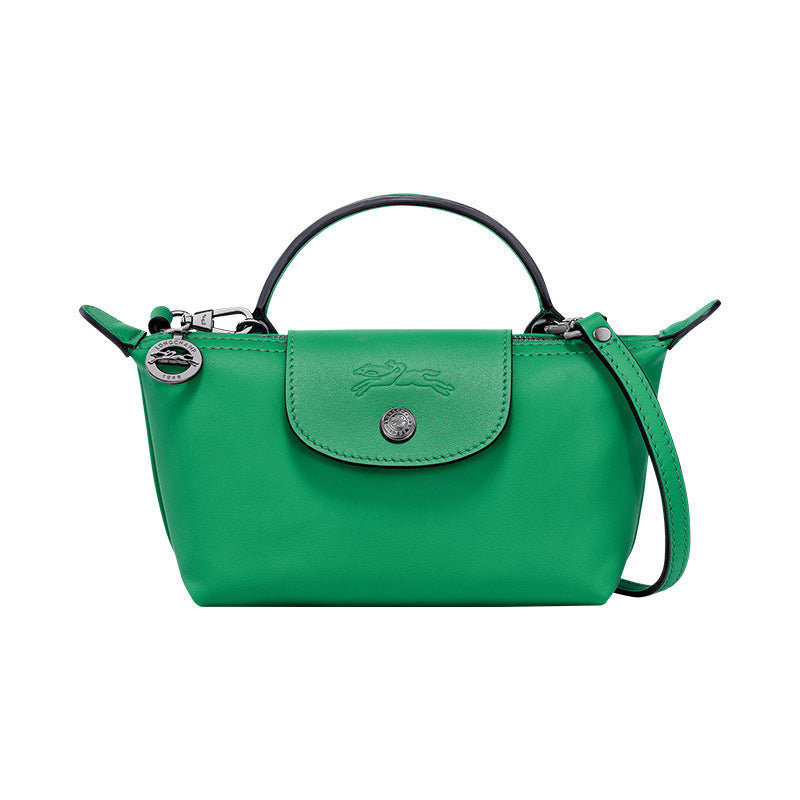 Mini sac en cuir Longchamp - Vert