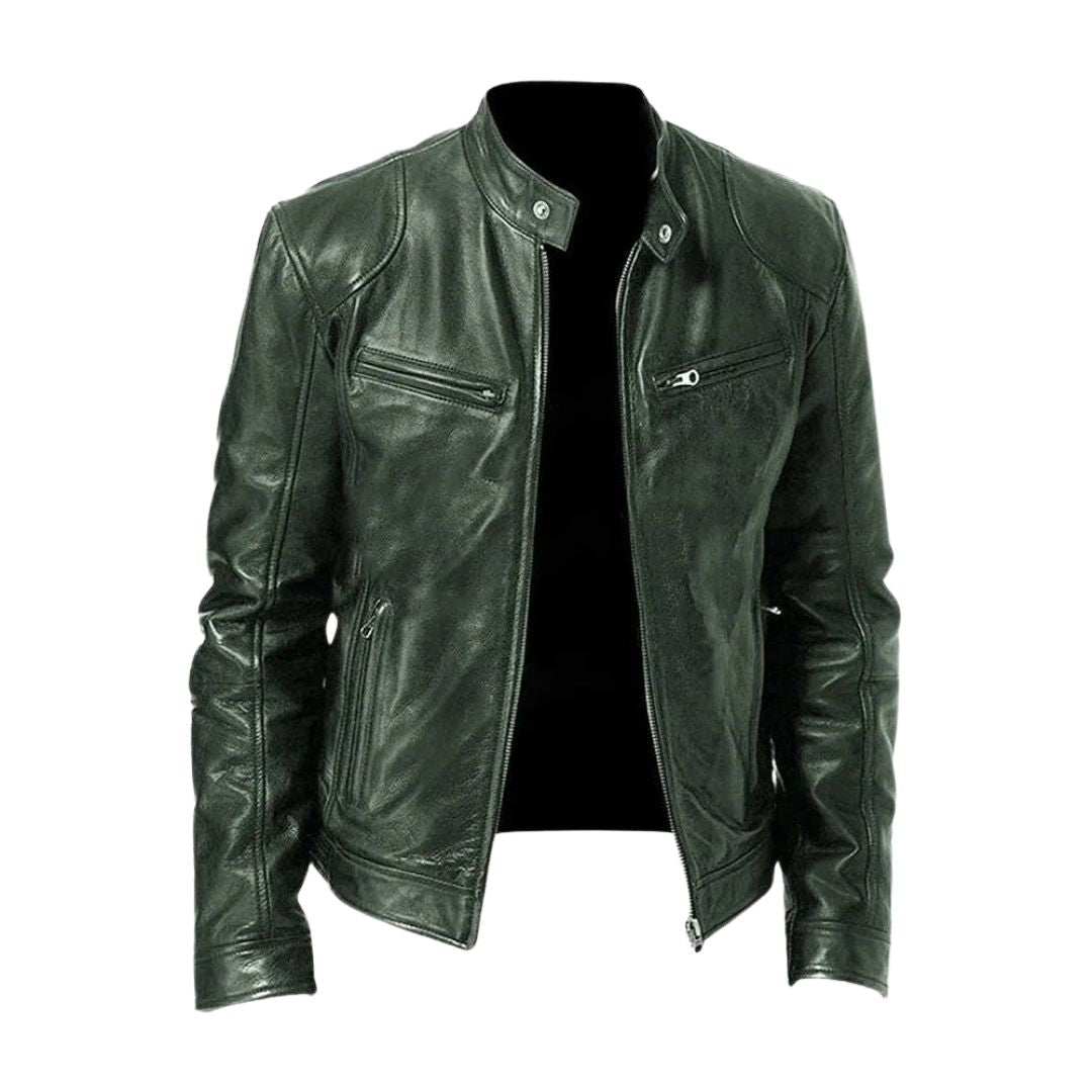 Danoir | Blouson en Cuir Décontracté