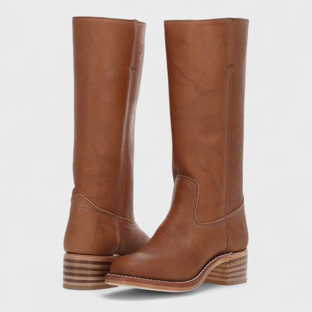 Rhonda | Bottes en cuir hautes
