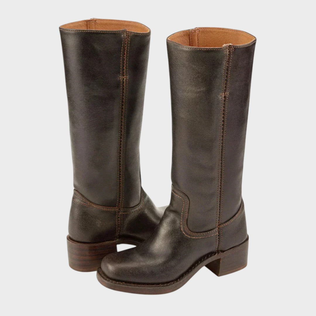 Rhonda | Bottes en cuir hautes