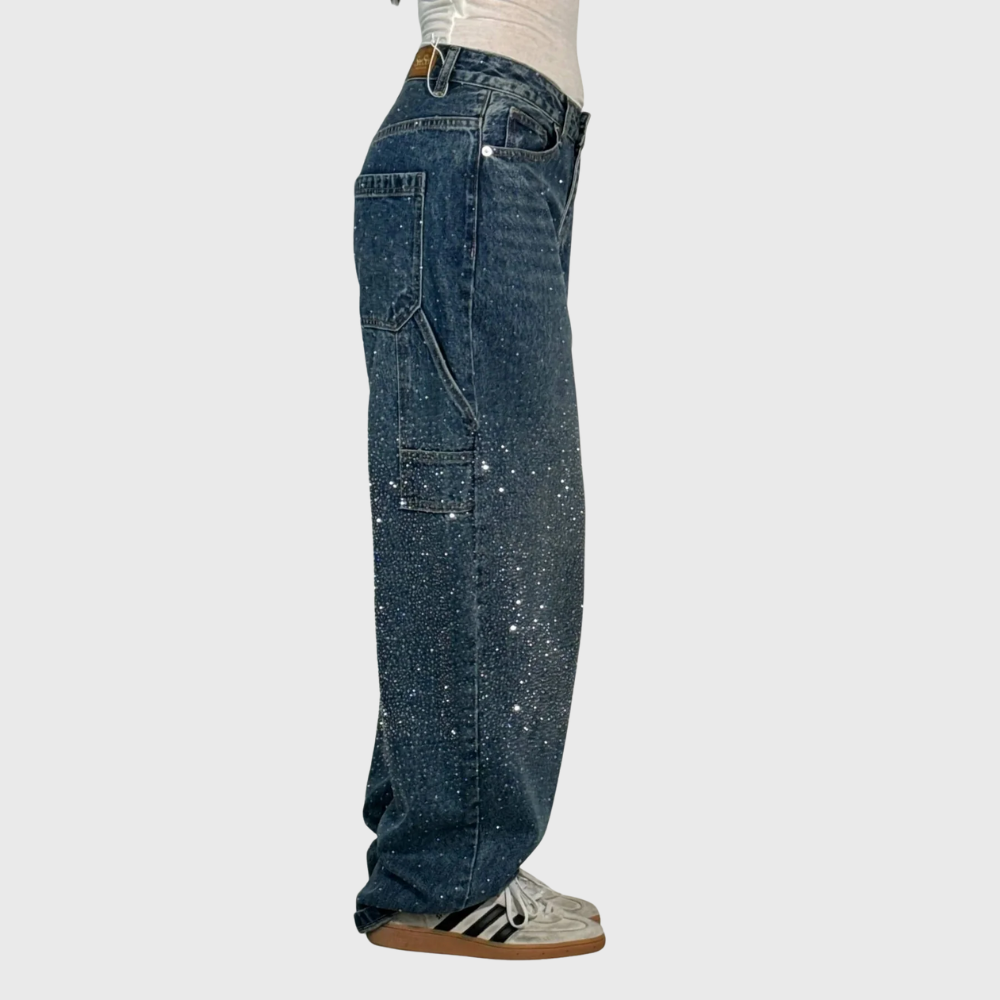 Pantalon ballon élégant Alice™ de Danoir Paris en tissu fluide, coupe ample et design sophistiqué, parfait pour un style chic.