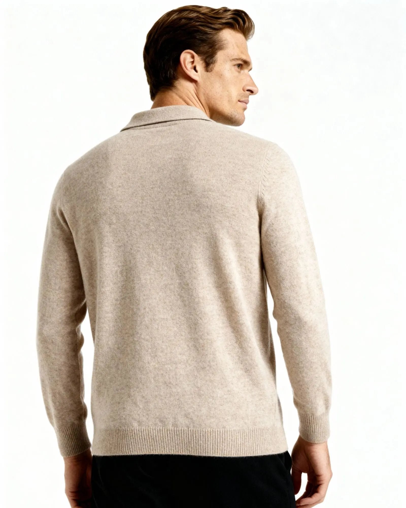 100% Cashmere Polo Old Money