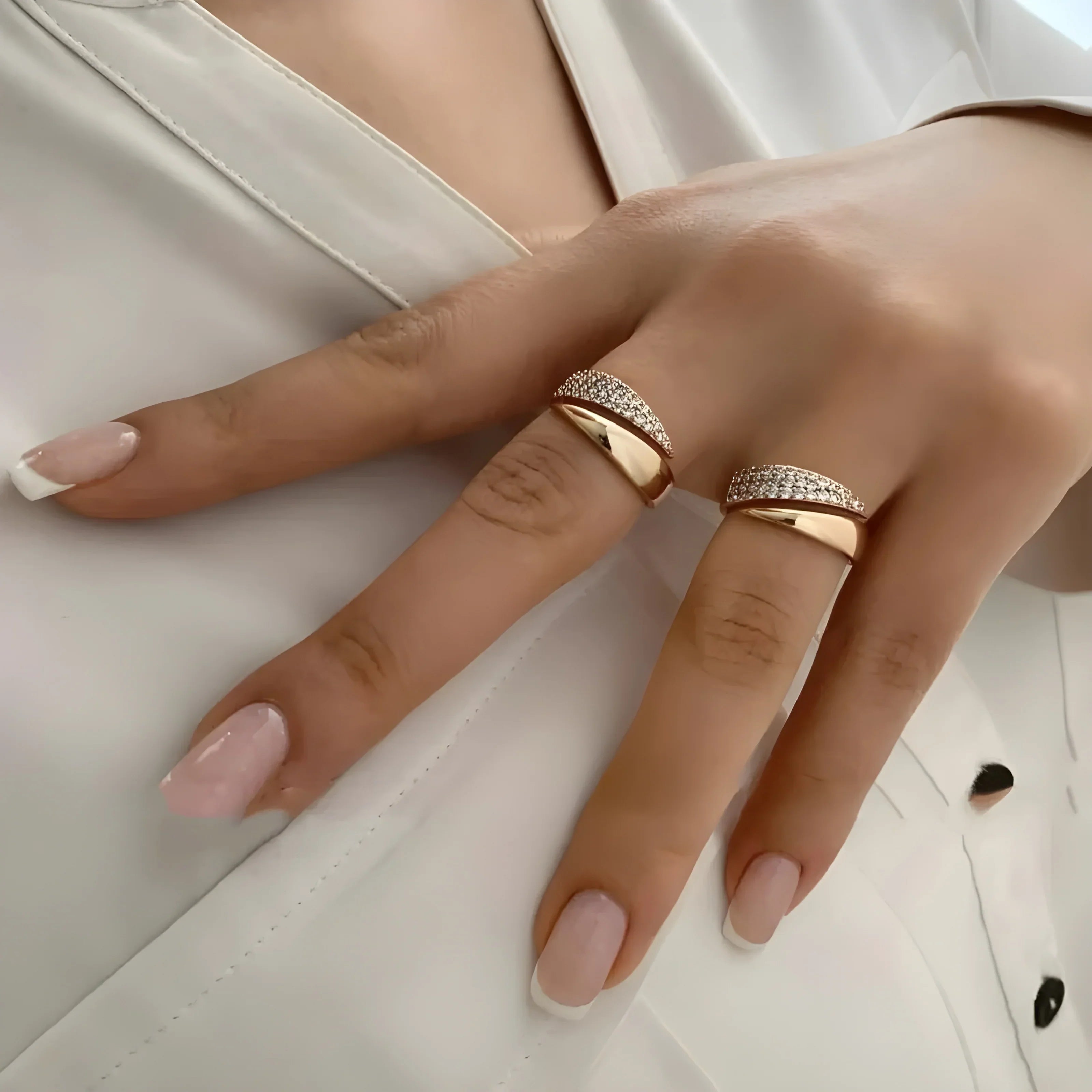 Sophie - Bague Ajustable Élégante