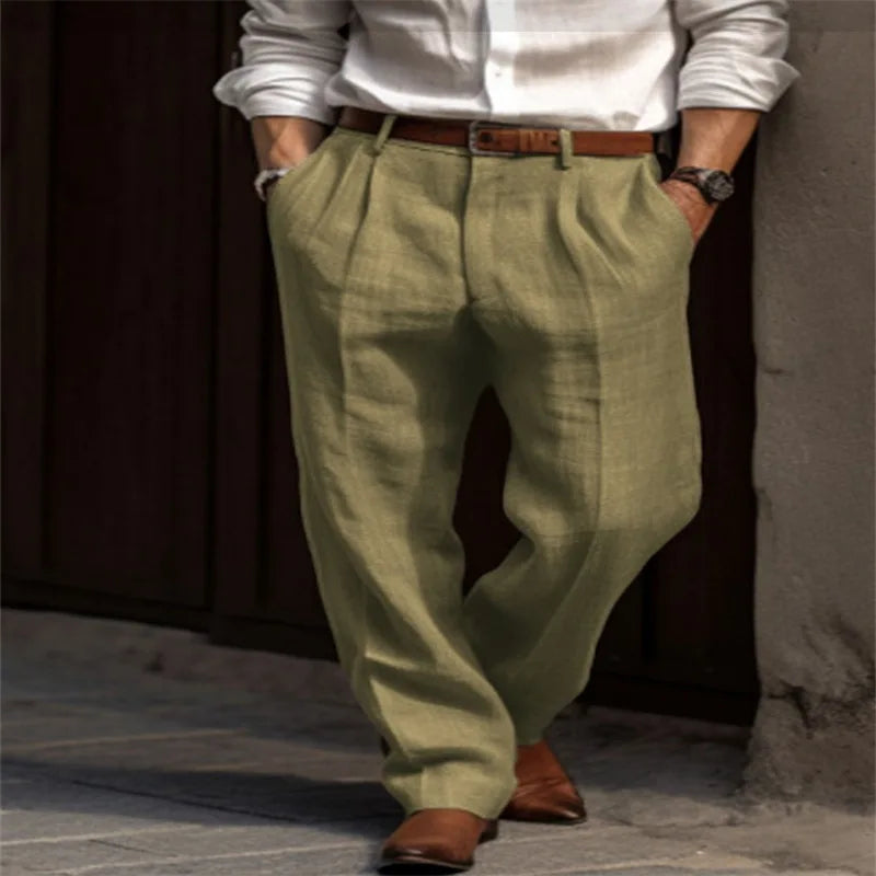 Corsaro - Pantalon de tailleur en lin