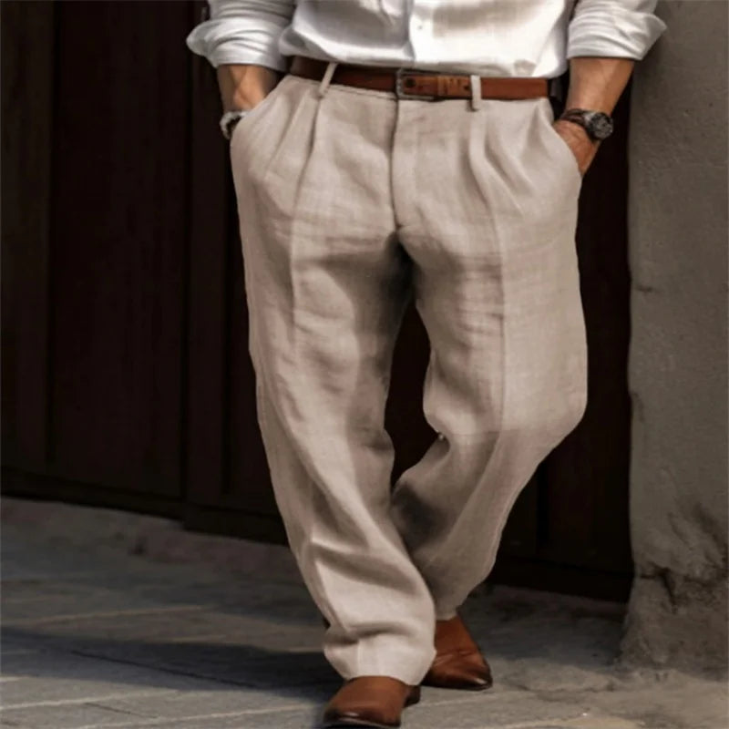 Corsaro - Pantalon de tailleur en lin