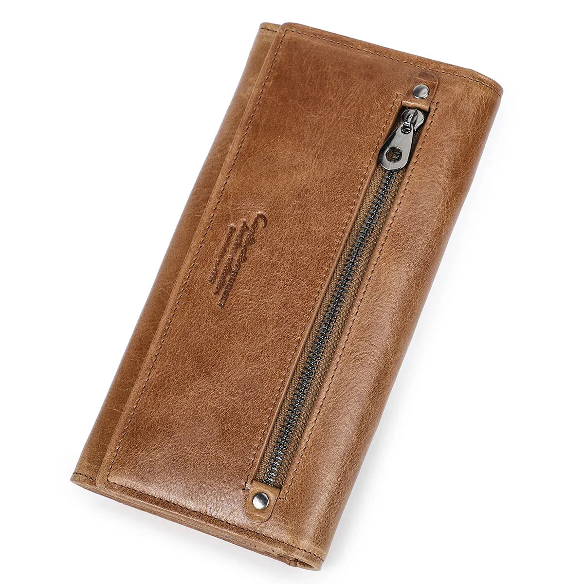 Portefeuille femme en cuir véritable Danoir Paris, élégant et compact avec plusieurs compartiments pour cartes et billets.