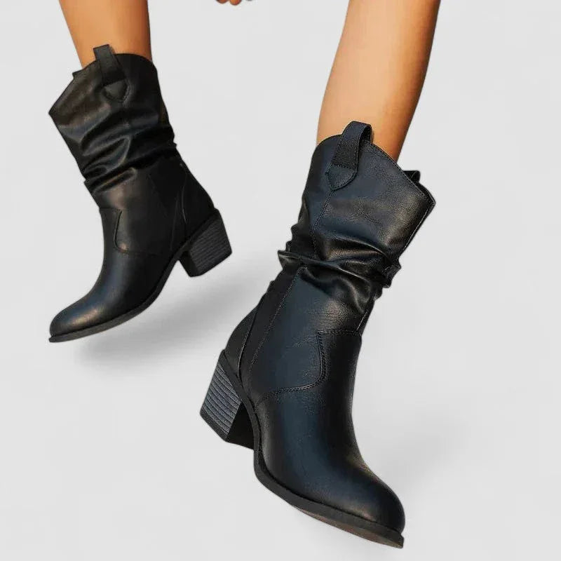 Vivian | Bottes en Cuir Orthopédiques