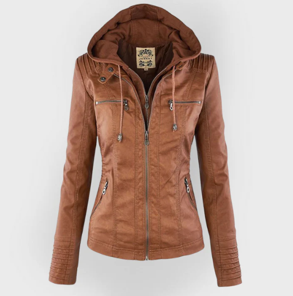 Veste confortable Charlotte™ de Danoir Paris, en tissu doux et élégant, vue de face sur fond neutre.