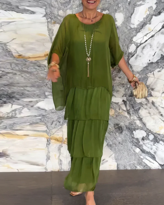 Lara | Robe longue fluide et élégante