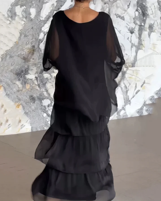 Lara | Robe longue fluide et élégante