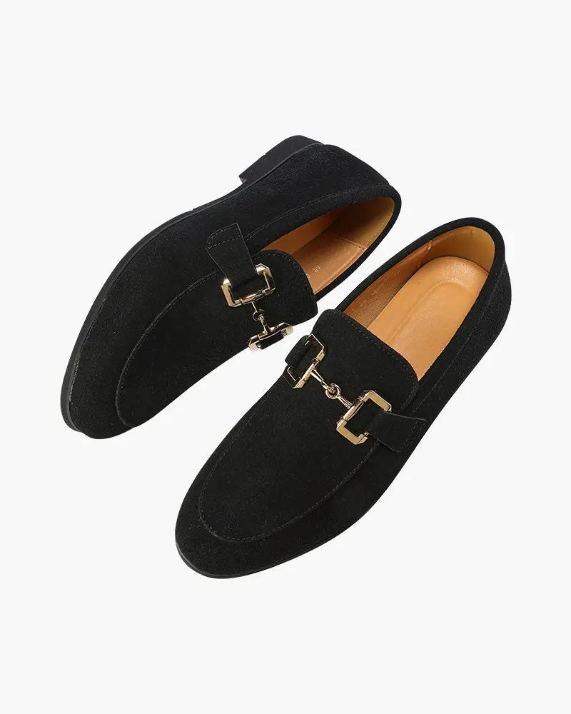 Luxury Suede Loafers Old Money