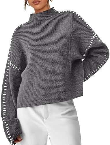 Pull Danoir Paris Nia en maille douce pour l'automne, couleur neutre, porté sur un mannequin, style confortable et moderne.