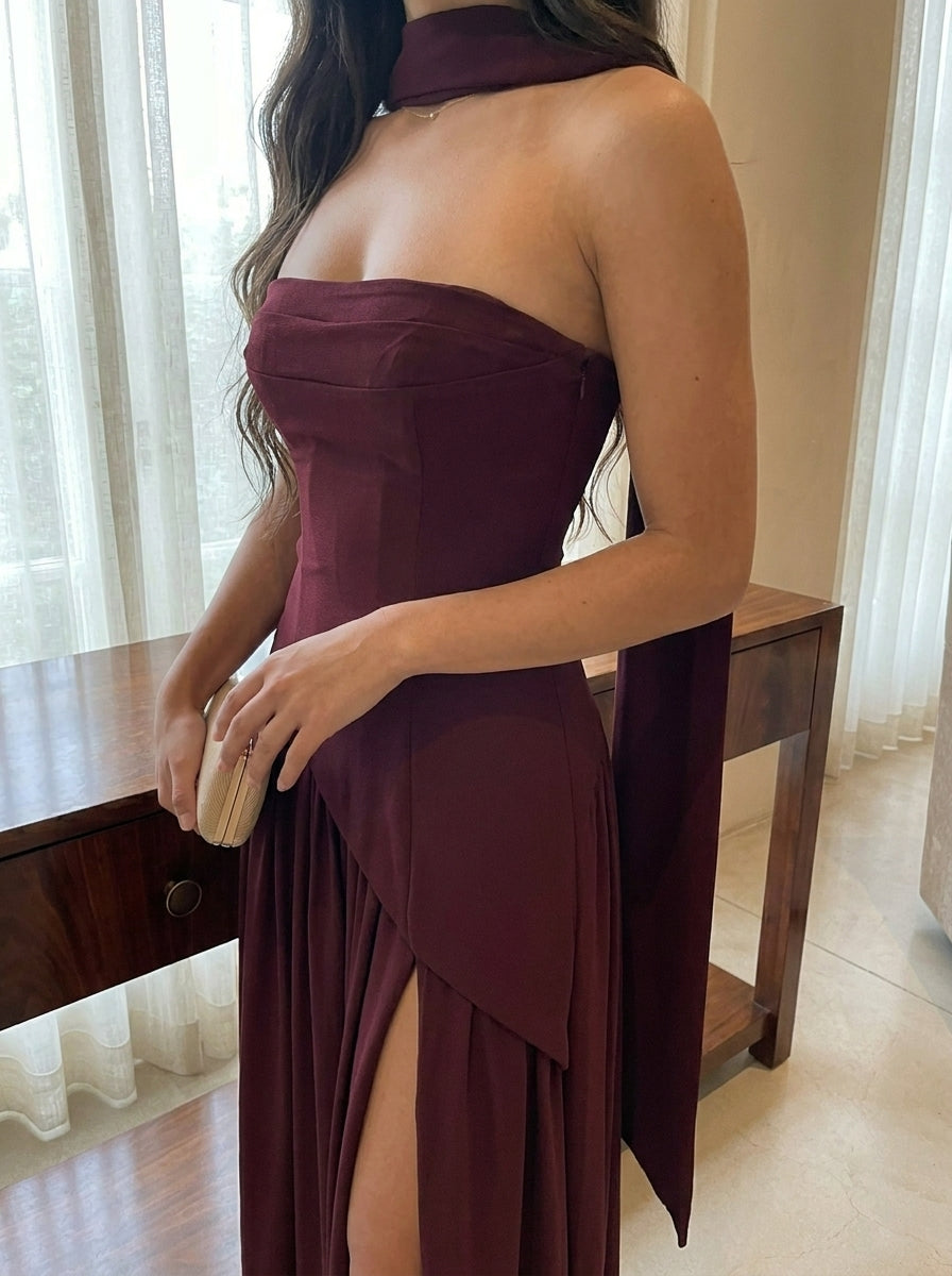 Tullulah™ | Robe longue corset à lacets au dos