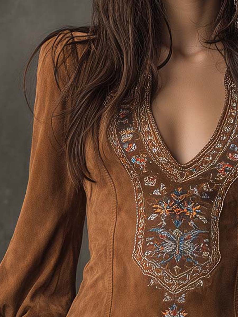 Lunori - Élégante Robe Mini Vintage