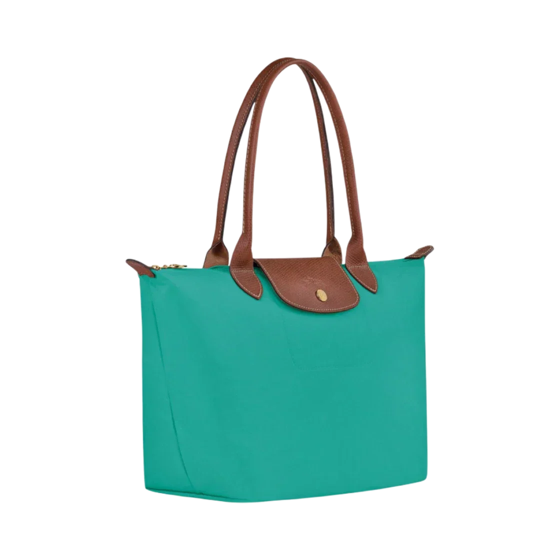 Longchamp - Grand sac cabas Le Pliage, turquoise