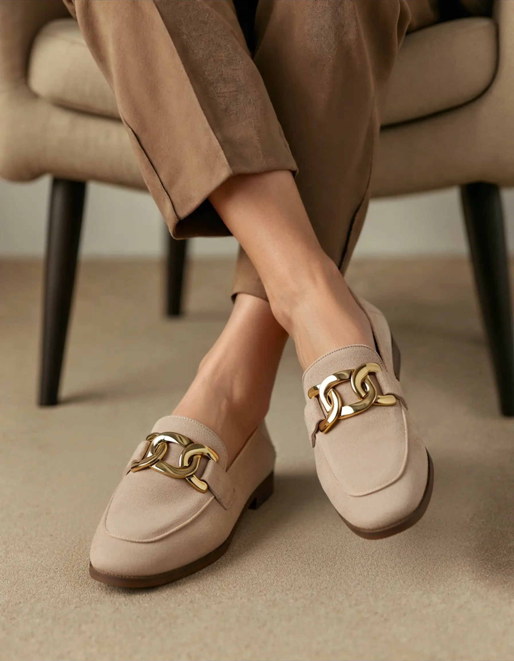 Duchess Loafers Suede Danoir Paris