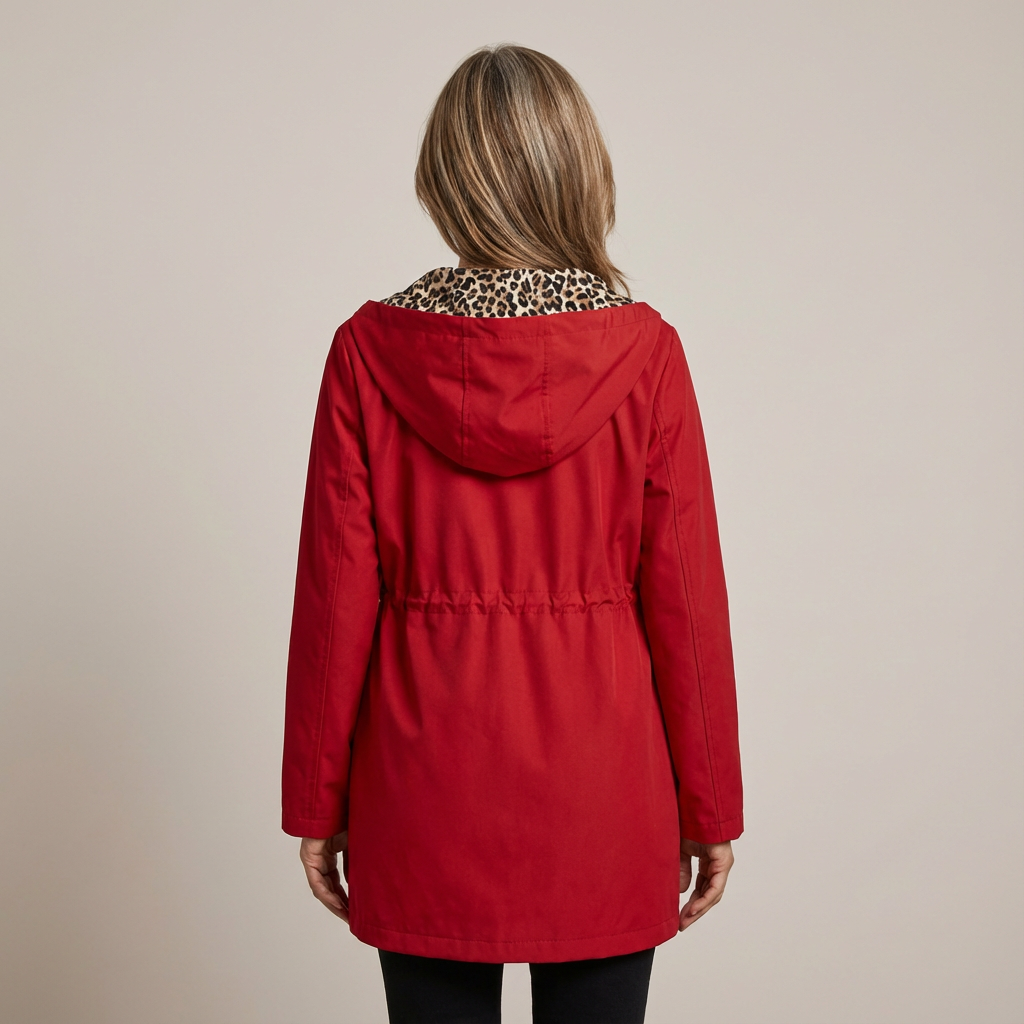 Léa - Manteau Léopard Élégant