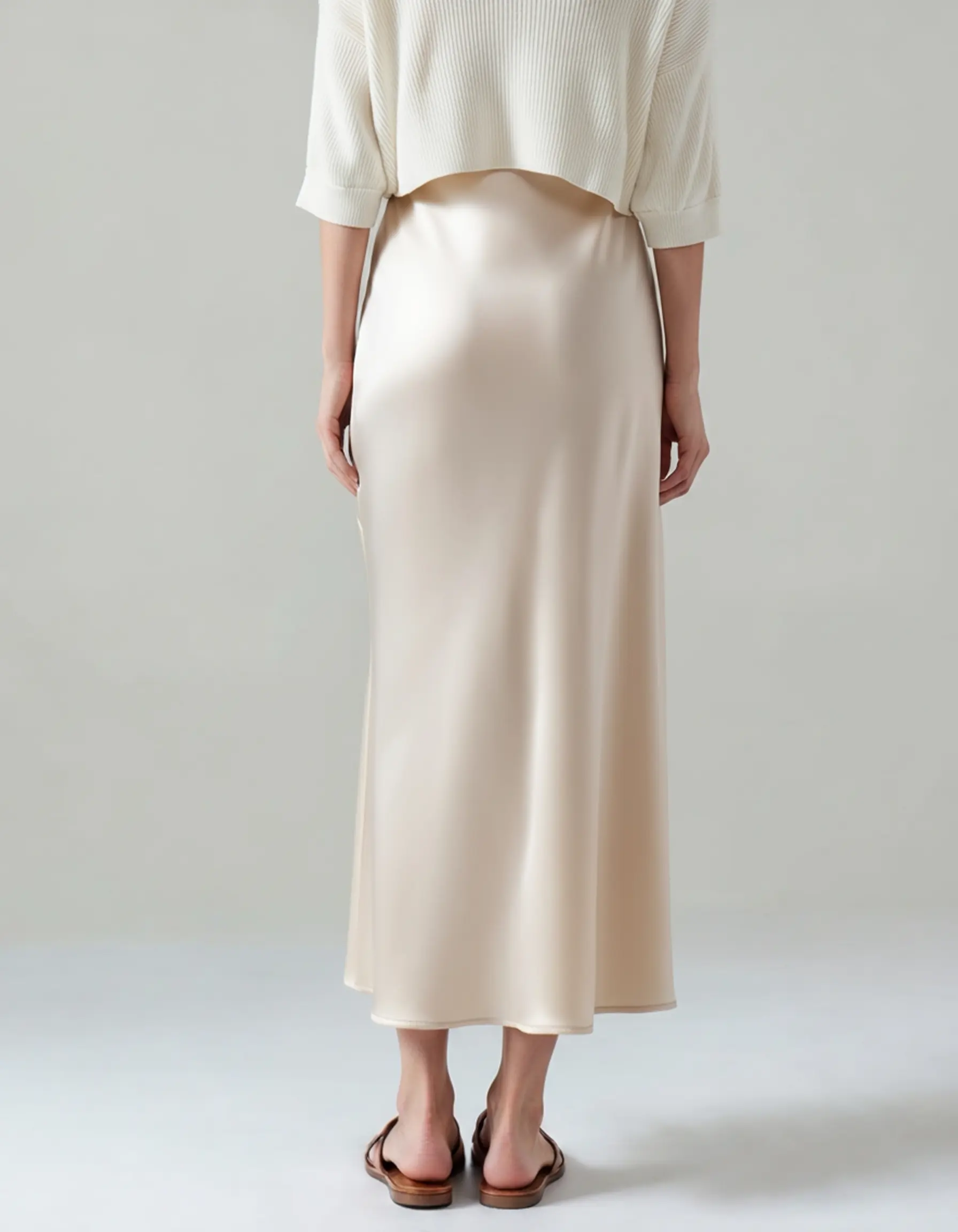 Old Money Silk Skirt Danoir Paris