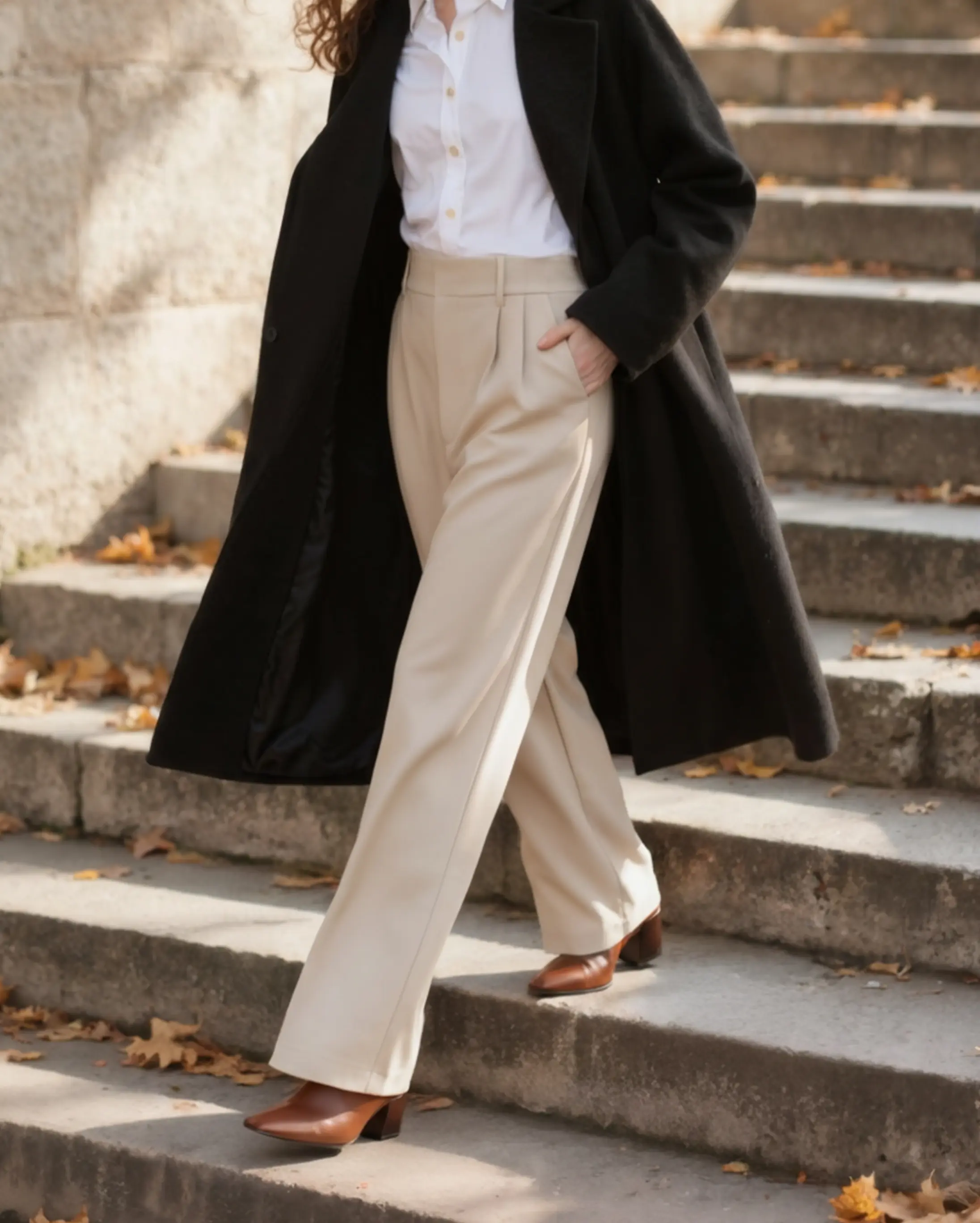 Serena Wide-Leg Trousers Old Money Women