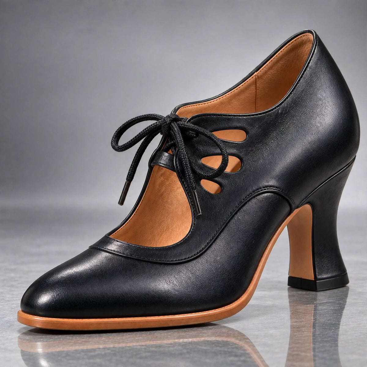 Philomène | Escarpins à lacets vintage