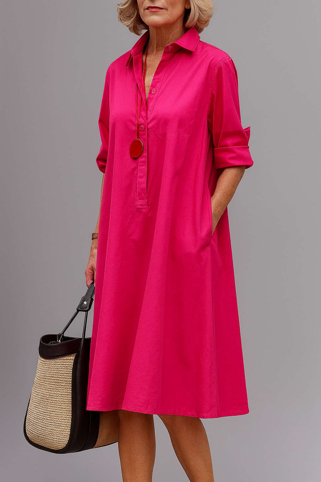 Soléva | Robe midi soignée et élégante