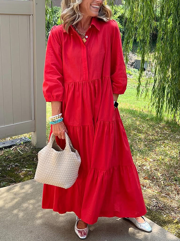 Bente - Robe Longue Élégante