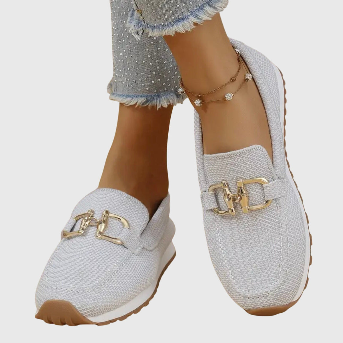 Chaussures orthopédiques Lili de Danoir Paris, baskets confortables beige en taille 36, avec semelle souple et design élégant.