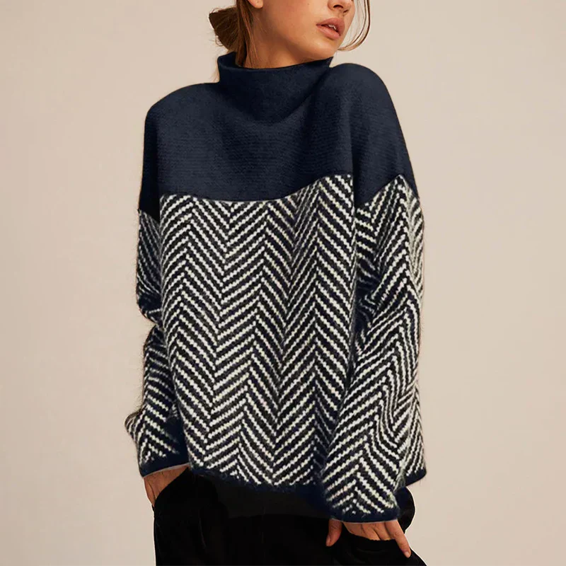 Pull torsadé beige Danoir Paris Mira, élégante et confortable, image montrant le détail du tissu et la coupe tendance.