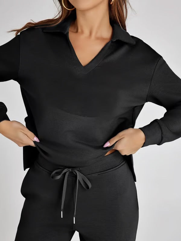 Ensemble polyvalent Chantal de Danoir Paris en tissu bleu clair, taille XS, vêtements élégants et modernes pour femmes.