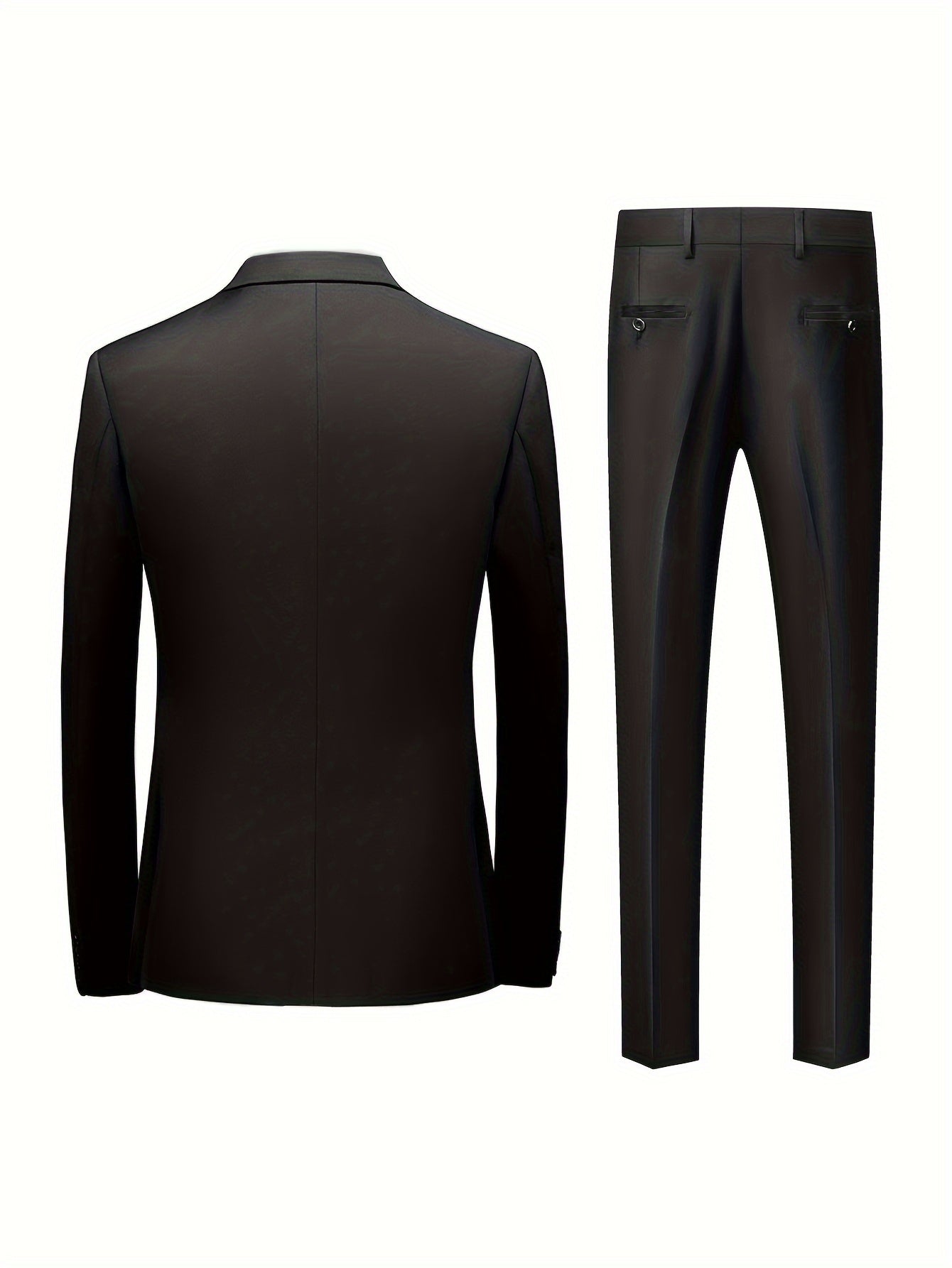 Homme portant un costume moderne Danoir Paris, veste et pantalon élégants, style contemporain et sophistiqué.