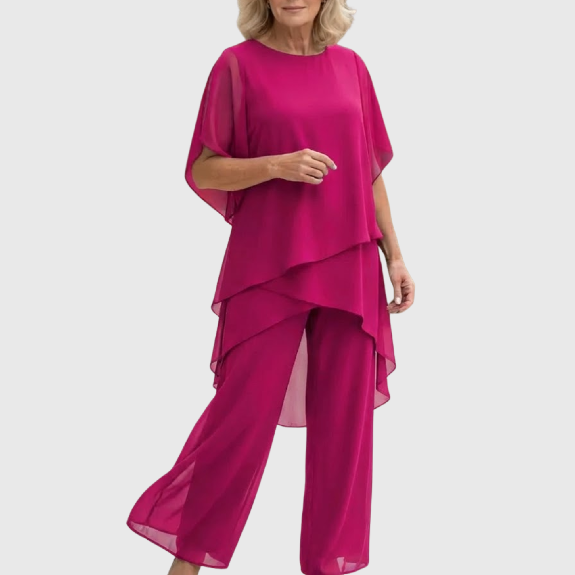Ensemble fluid Palazzo ELARA de Danoir Paris, pantalon large en tissu léger et confortable pour un style élégant.