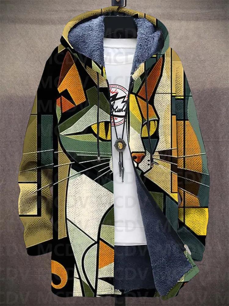 Veste de luxe Lowanna inspirée par l'art, Danoir Paris, avec détails dorés et design artistique visible sur l'image.