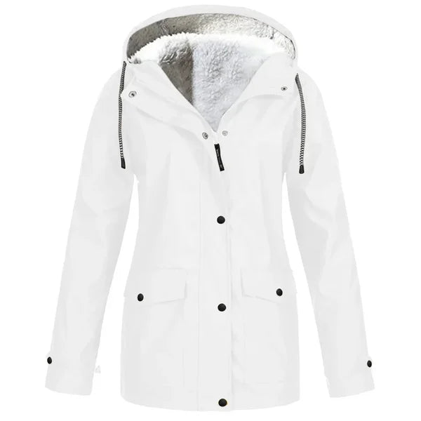 Veste élégante et polyvalente Julliete de Danoir Paris en jaune, veste tendance pour femmes, vue de face.