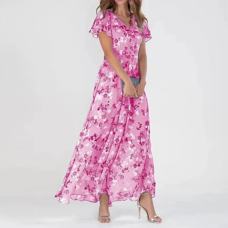 Robe fluide Zuri de Danoir Paris, coupe flatteuse, en tissu léger, portée avec détails élégants et style moderne.