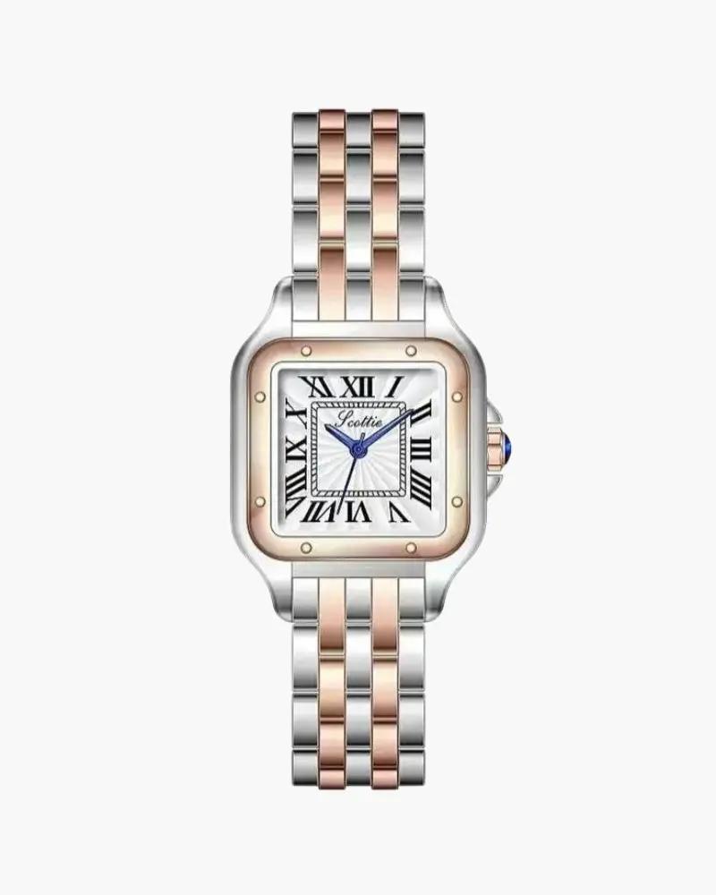 Montre pour femme Danoir Paris Milano Lady avec bracelet en acier inoxydable et cadran rond élégant.