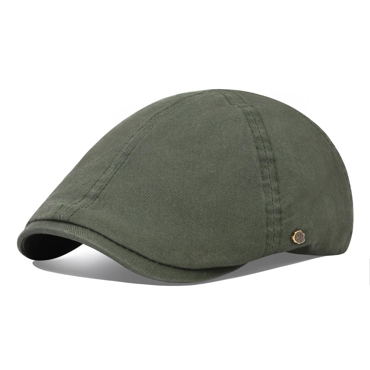 Casquette de golf en coton Bloom™ de Danoir Paris, couleur gris foncé, vue de face.