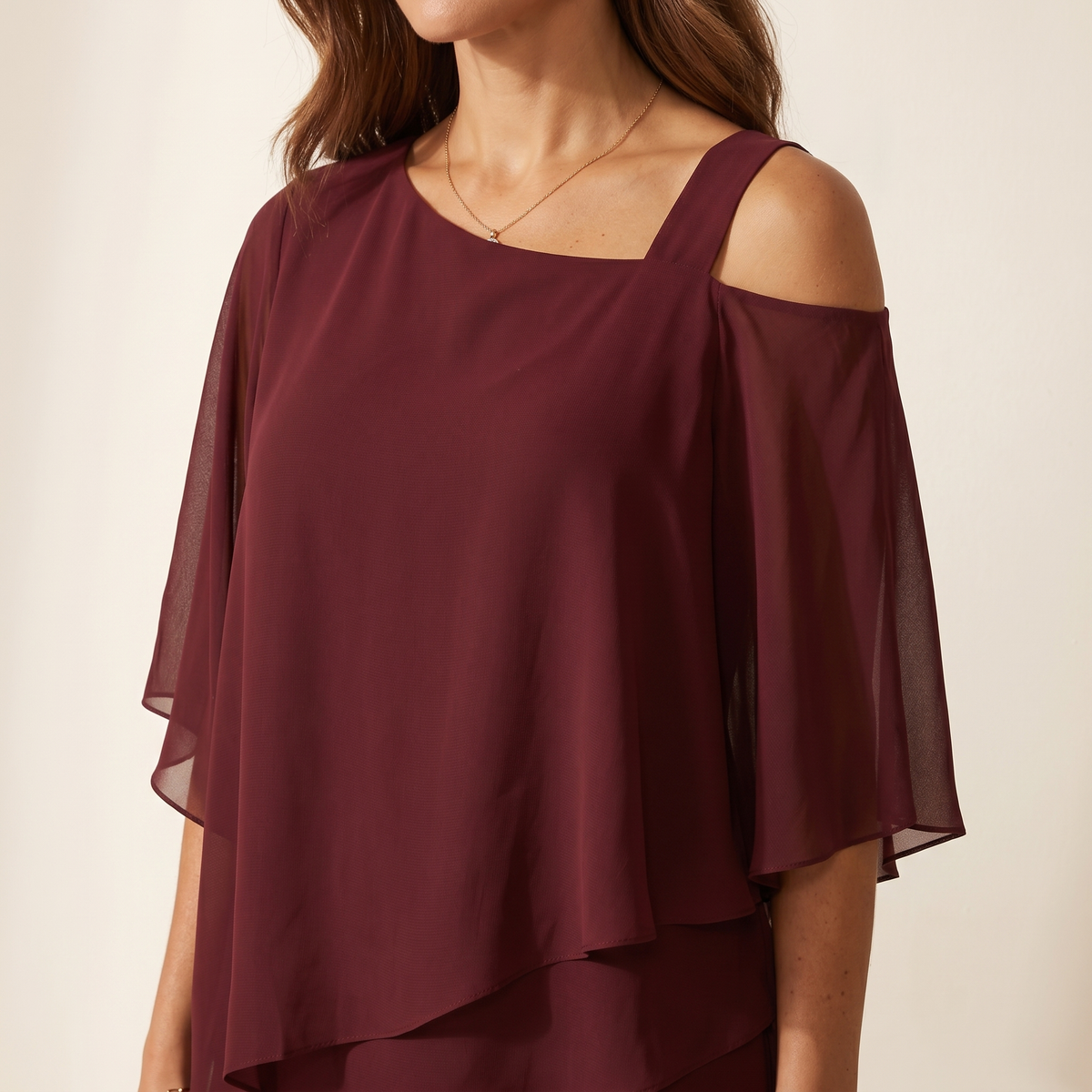 Ensemble fluide respirant Gloria™ pour femme par Danoir Paris, blanc, léger et confortable, idéal pour porter au quotidien.