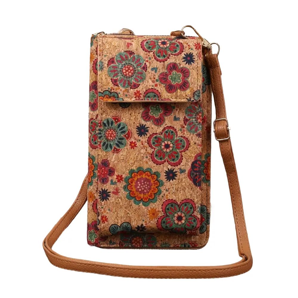 Sac à main Danoir Paris Nina, accessoire boho-flower pour épaule, en tissu coloré avec motifs floraux.