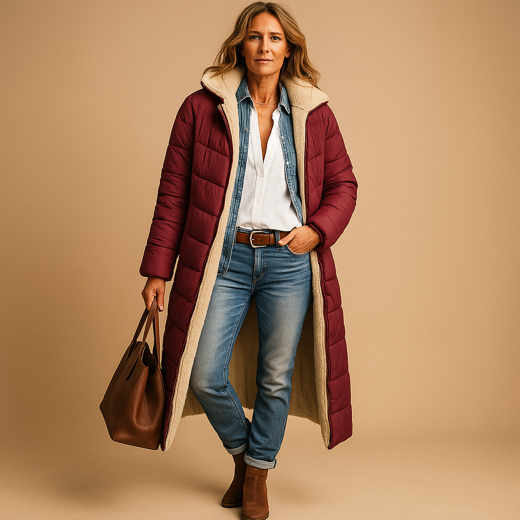 Manteau d'hiver chic noir Cassandra de Danoir Paris, coupe élégante et style sophistiqué pour femmes.